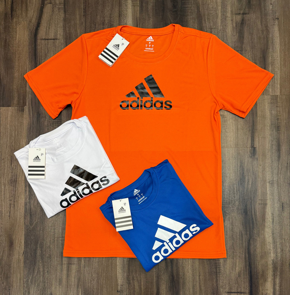 Kit com 50 camisetas dri-fit adidas
