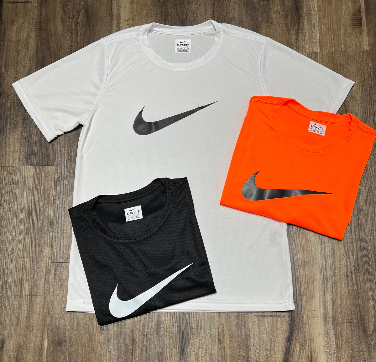 Kit com 50 camisetas nike dri-fit